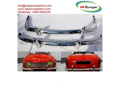 Triumph TR4 (1961-1965) bumpers by stainless steel new