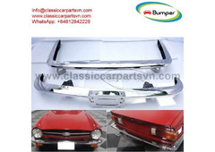 Triumph TR6 (1974-1976) bumpers by stainless steel new