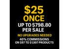 $25 One-Time Setup ==> High-Ticket Commissions Without Buying High-Ticket