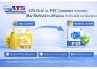 ATS OLM to PST Converter Simplifies Mac Outlook to Windows Outlook Email Migratio