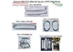 Ferrari 250 GT SWB California Spyder parts by stainless steel new